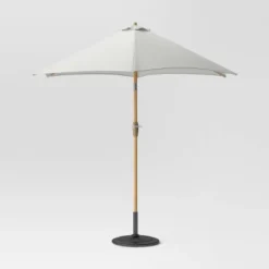 9'x9' Market Patio Umbrella - Light Wood Pole - Threshold™ 35 9'x9' Market Patio Umbrella - Light Wood Pole - Threshold™ -Threshold GUEST d4427da4 9c2a 44bc 98d3 b83d00a8e056