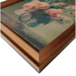 12" X 16" Antique Floral Framed Canvas Board Olive Green - Threshold™ -Threshold GUEST d7457bee 2b5a 44b4 9a0e e2b37f4c9cf9