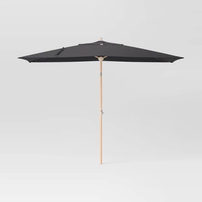 10'x6' Rectangular Market Patio Umbrella - Light Wood Pole - Threshold™ 17 10'x6' Rectangular Market Patio Umbrella - Light Wood Pole - Threshold™ - Image 15