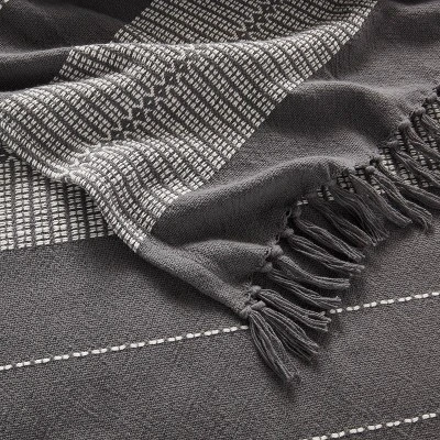 Global Fringed Oversized Throw Blanket - Threshold™ 4 Global Fringed Oversized Throw Blanket - Threshold™ - Image 2