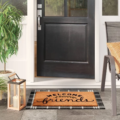 1'6"x2'6" 'Welcome Friends' Door Mat - Threshold™ 3 1'6"x2'6" 'Welcome Friends' Door Mat - Threshold™