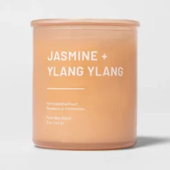 Glass Jar Jasmine And Ylang Candle Orange - Threshold™ 10 Glass Jar Jasmine And Ylang Candle Orange - Threshold™ -Threshold GUEST e0062fa1 a715 4c57 8af9 3bb2b339e1cb
