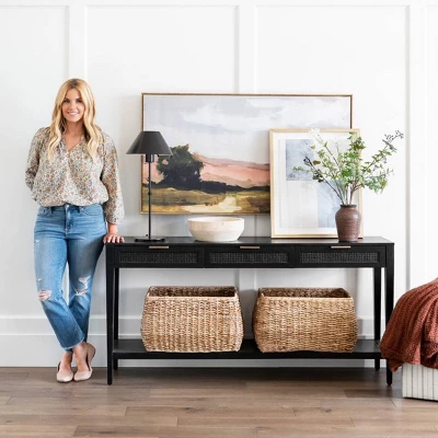 Lynwood Square Upholstered Cube - Threshold™ Designed With Studio McGee 9 Lynwood Square Upholstered Cube - Threshold™ Designed With Studio McGee - Image 7