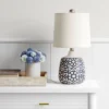 Assembled Ceramic Table Lamp Blue - Threshold™