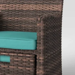 Halsted 5pc Wicker Small Space Patio Furniture Set - Threshold™ -Threshold GUEST e2b412f3 c641 4b15 8e06 88929b6378f8