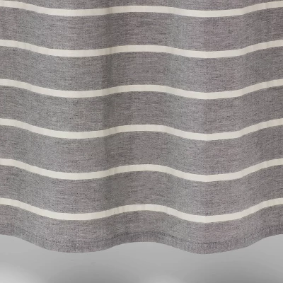 Stripe Shower Curtain Radiant Gray - Threshold™ 5 Stripe Shower Curtain Radiant Gray - Threshold™ - Image 3