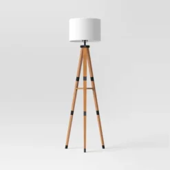 Tripod Floor Lamp With Shelf Brown Wood - Threshold™ 11 Tripod Floor Lamp With Shelf Brown Wood - Threshold™ -Threshold GUEST ea3ba26a 585d 476c be10 3b33e5b59195