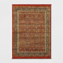 Damask Woven Persian With Fringe Rug - Threshold™ -Threshold GUEST ed5ebb76 0532 4657 91bc 44400ce1e399