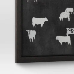 (Set Of 2) 12" X 12" Cow Collection II Framed Wall Canvases - Threshold™ -Threshold GUEST ed6cea91 4424 4805 8aee 4c4271b75676