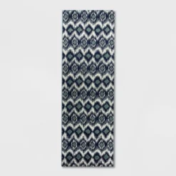 Ikat Outdoor Rug Blue - Threshold™ -Threshold GUEST ee633b16 8702 4ad3 af94 fbe321a29a97