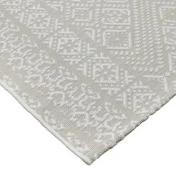 5' X 7' Double Diamond Outdoor Rug Silver - Threshold™ 7 5' X 7' Double Diamond Outdoor Rug Silver - Threshold™ -Threshold GUEST f03c5848 a2fb 48ea 9cdb a60499733b8c