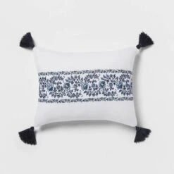 5pc Block Print With Border Comforter Bedding Set White/Blue - Threshold™ 14 5pc Block Print With Border Comforter Bedding Set White/Blue - Threshold™ -Threshold GUEST f100c0ae 2d47 4f69 94e7 d7e58377c49a