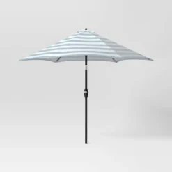 9'x9' Market Patio Umbrella - Black Pole - Threshold™ -Threshold GUEST f13d2811 4aad 4833 8764 8a6c5bfc5080