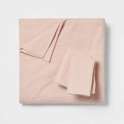 Simple Woven Stripe Duvet & Sham Set - Threshold™ 5 Simple Woven Stripe Duvet & Sham Set - Threshold™ - Image 3