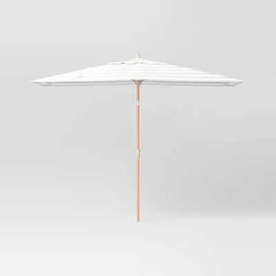 10'x6' Rectangular Market Patio Umbrella - Light Wood Pole - Threshold™ 15 10'x6' Rectangular Market Patio Umbrella - Light Wood Pole - Threshold™ - Image 13