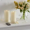 2pk 3" X 6" LED Candles Cream - Threshold™ -Threshold GUEST f8cb06fb f4f3 42aa bef3 e4659dc7329f