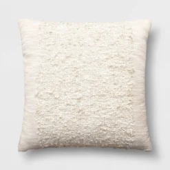 Textural Solid Square Throw Pillow - Threshold™ -Threshold GUEST f94a454f 688c 4595 82fe 2525b3a6f81a