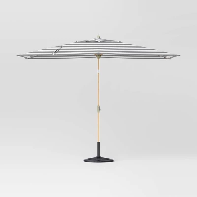 10'x6' Rectangular Market Patio Umbrella - Light Wood Pole - Threshold™ 12 10'x6' Rectangular Market Patio Umbrella - Light Wood Pole - Threshold™ - Image 10